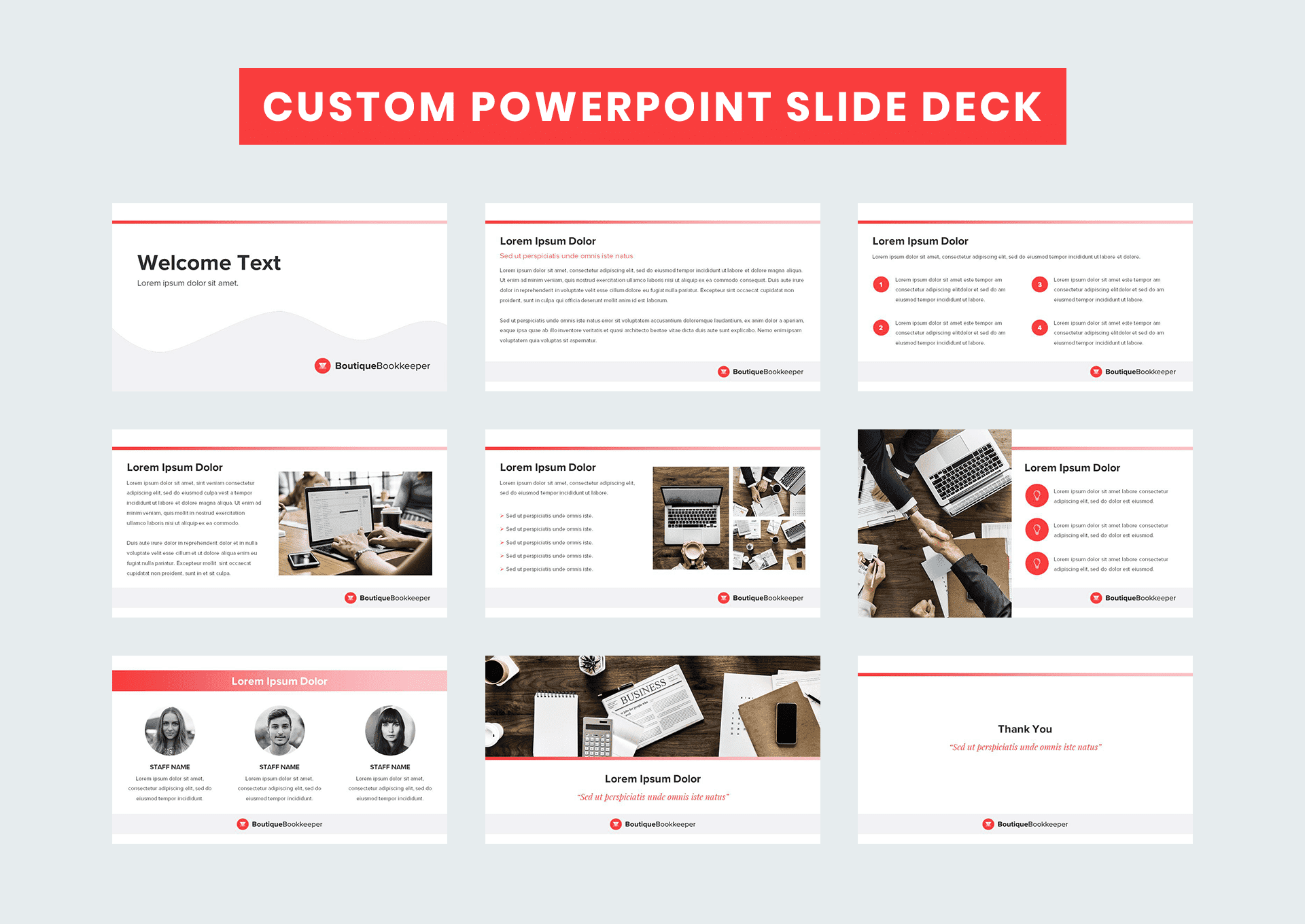 Boutique - Custom Powerpoint Slide Deck