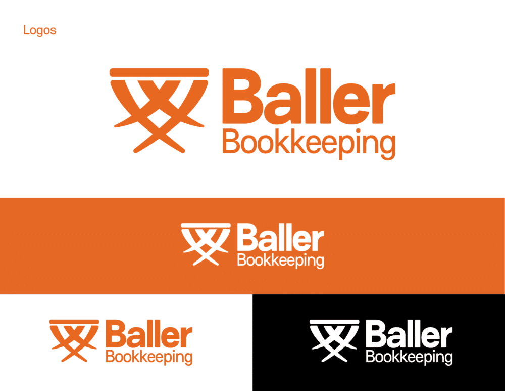 Baller Bookkeeping logo design