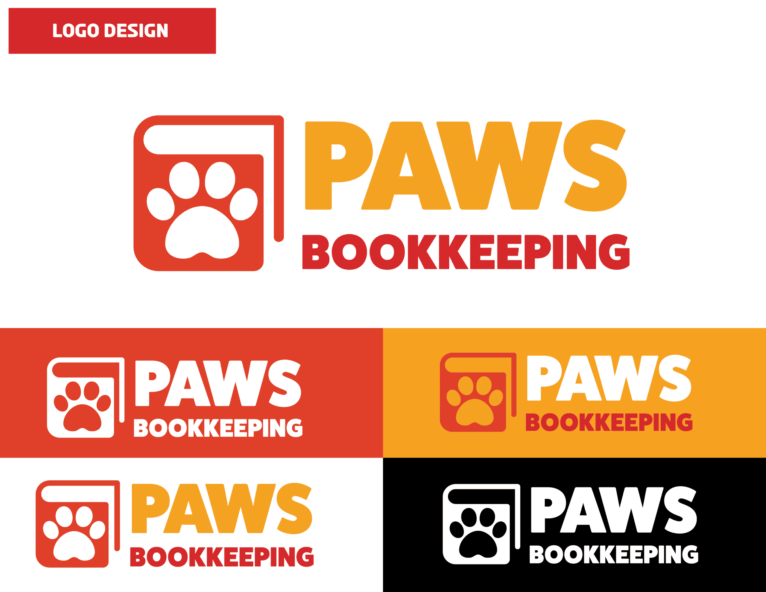 01_PawsBookkeeping_Logo Design