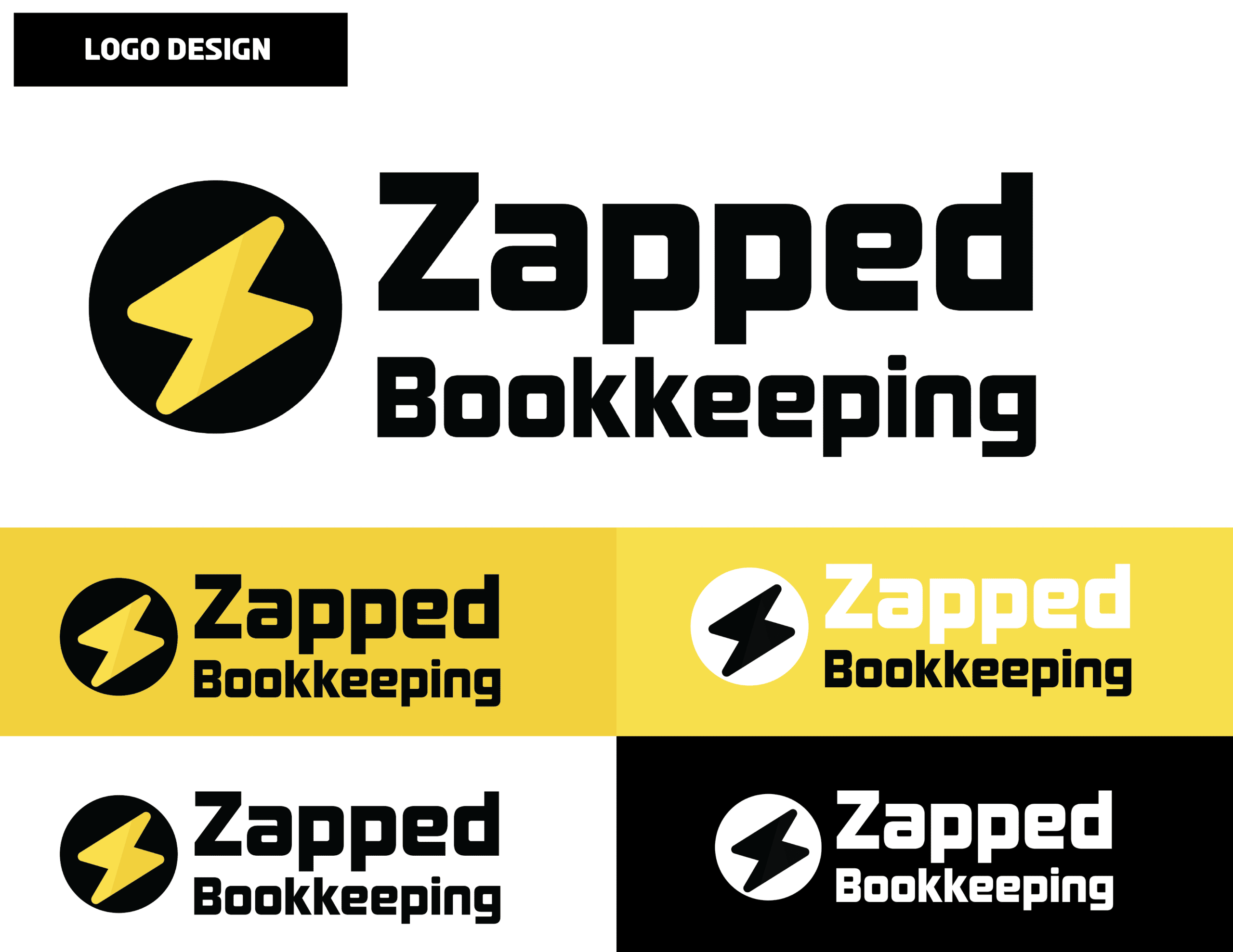 01_ZappedBookkeeping_Logo Design