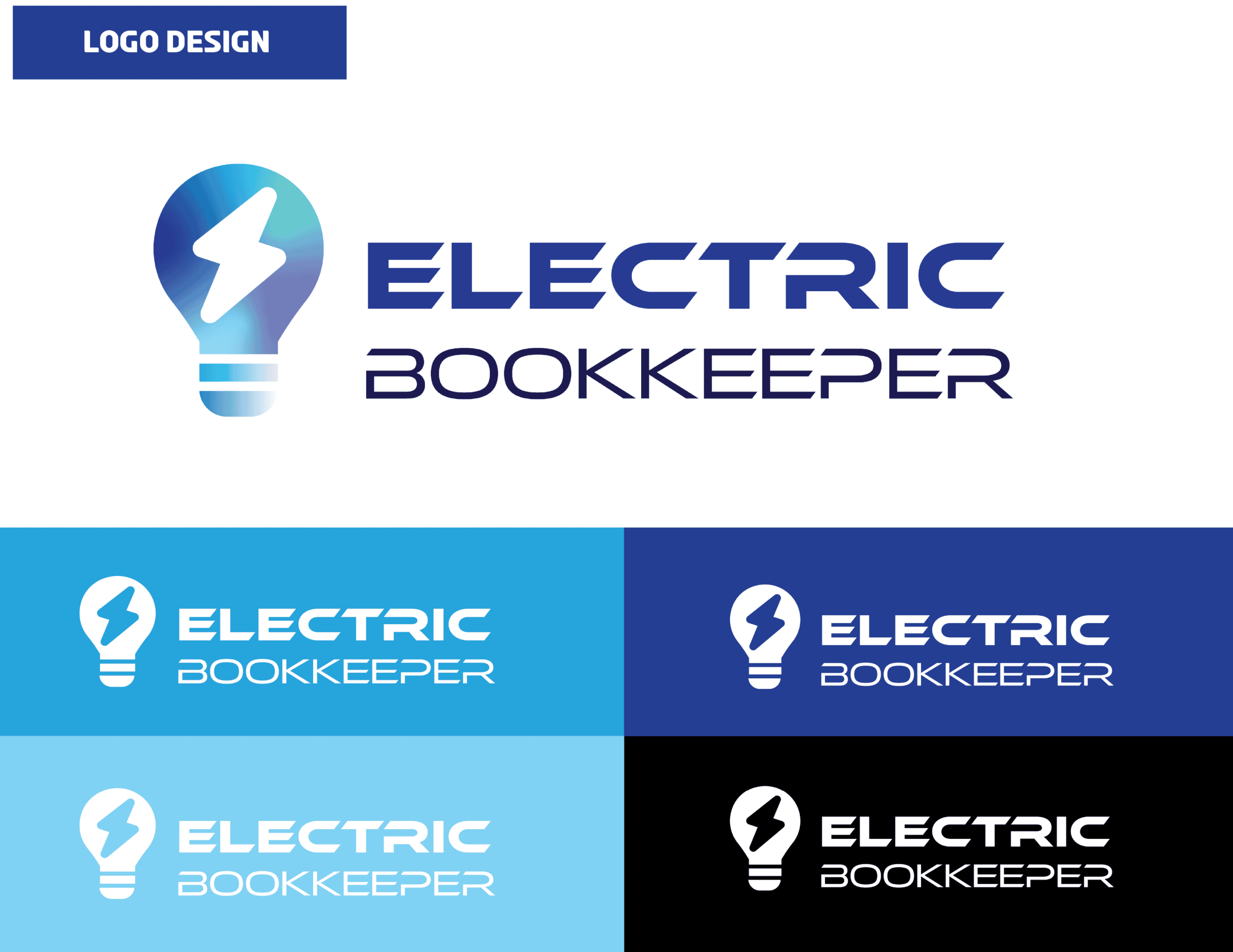 01_ElectricBookkeeper_Logo Design