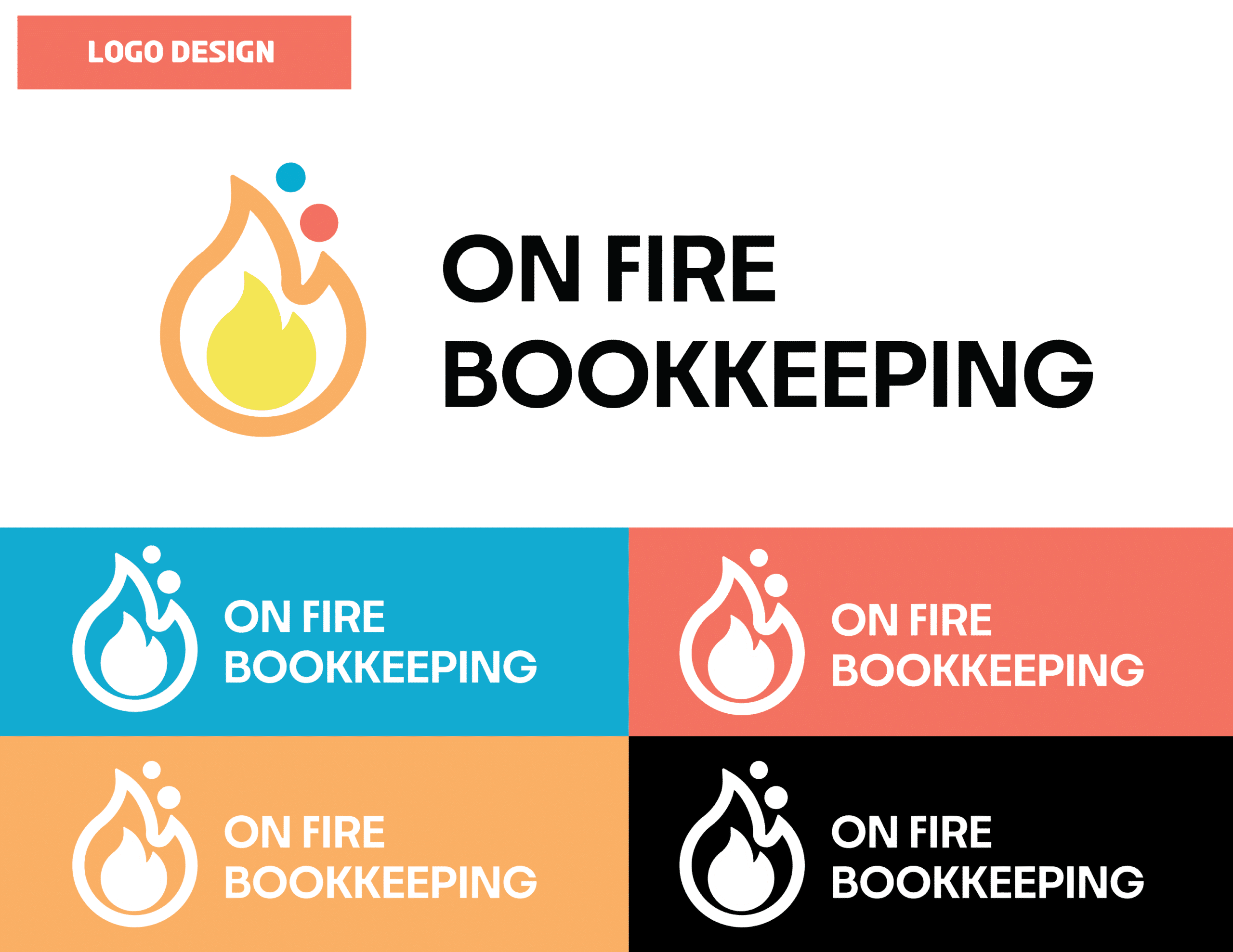 01_OnFireBookkeeping_Logo Design