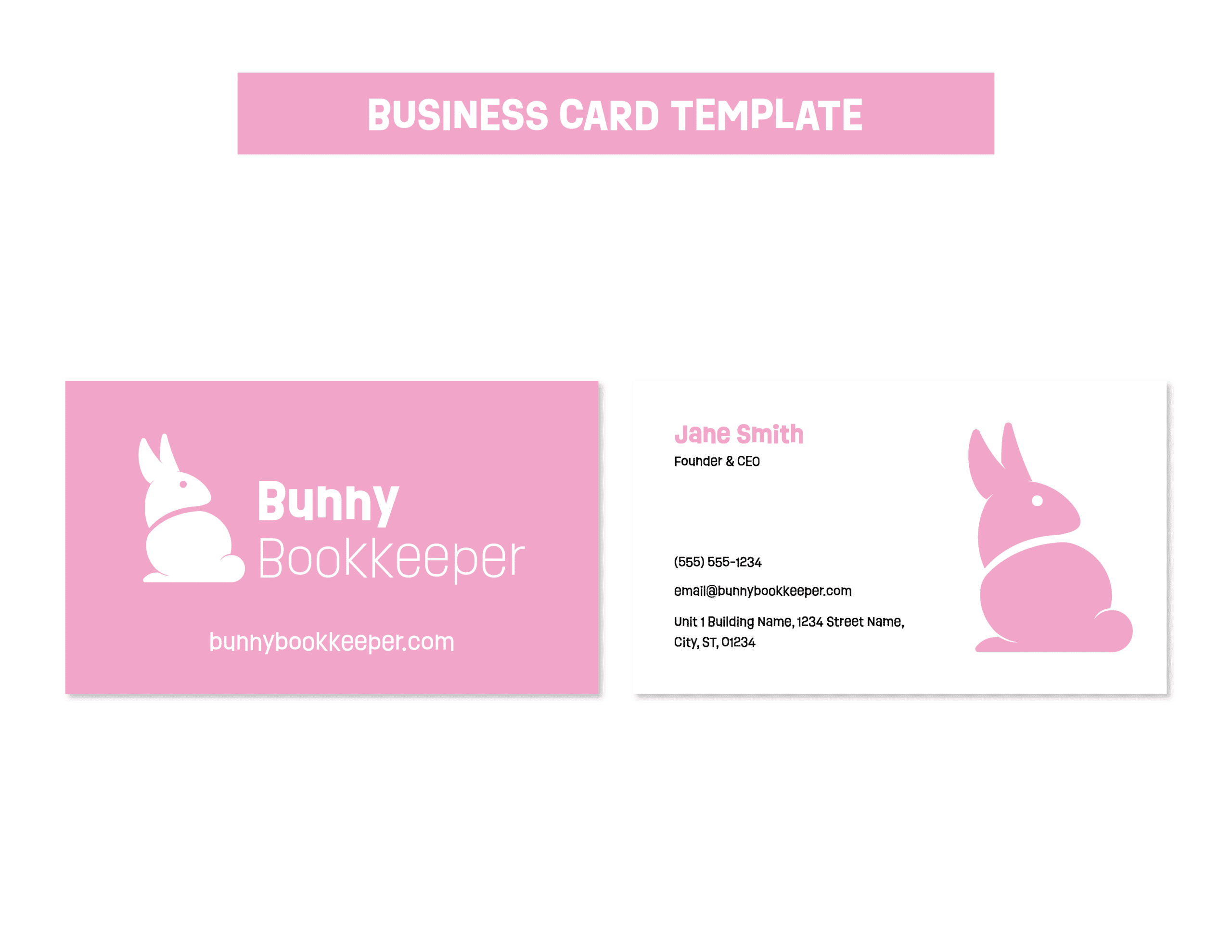 04BunnyBK_Business Card Template