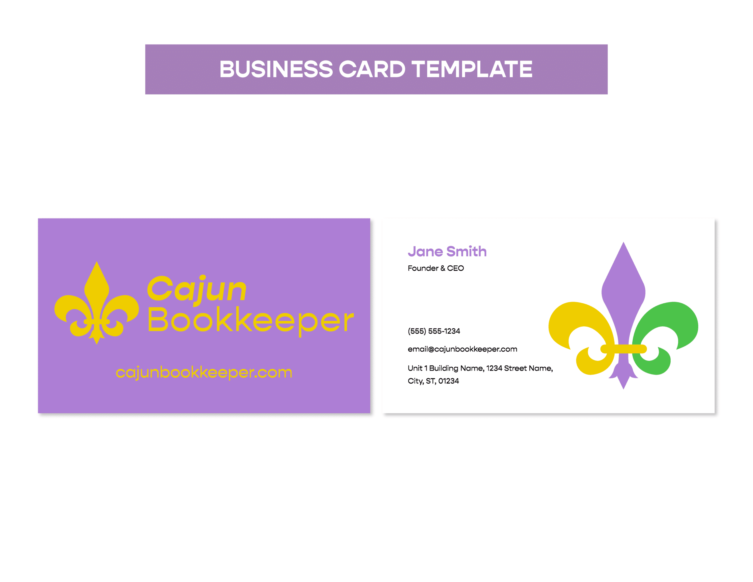 04CajunBK_Business Card Template