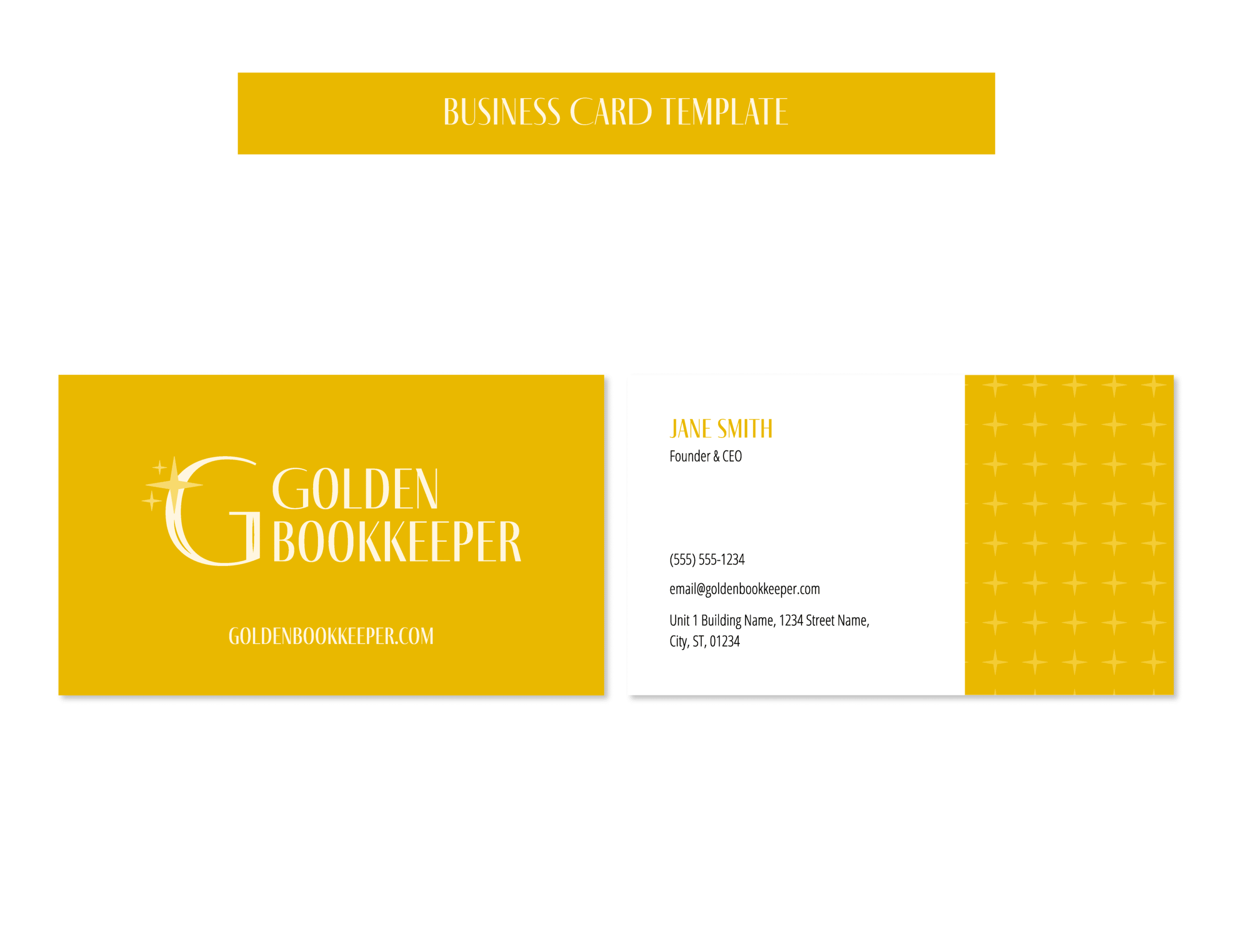04GoldenBK_Business Card Template