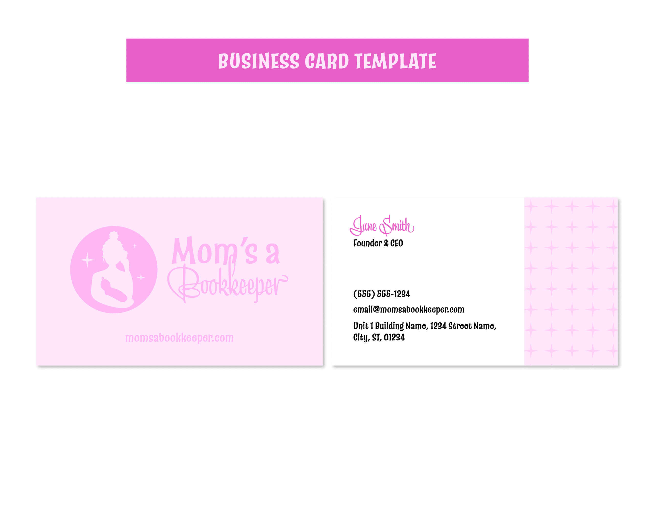 04Moms a BK_Showcase_Business Card Template